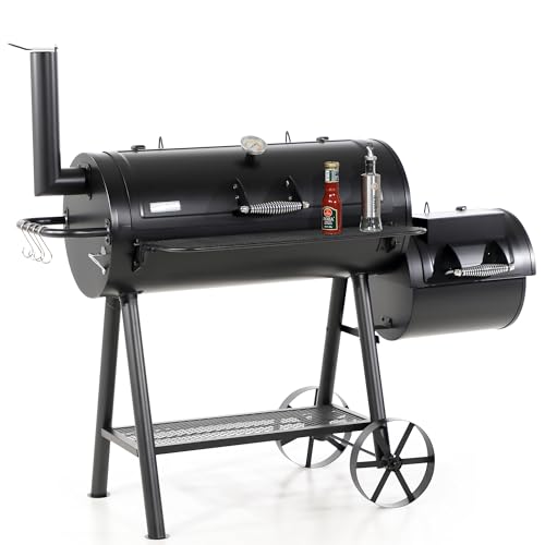 Captiva Designs Smoker Grill Extra Large Outdoor Charcoal Barbecue Grill